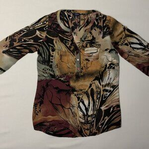 Reitmans Animal Print Tunic Size X-Small